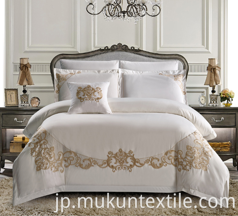  Cotton Embroidery Bedding Set